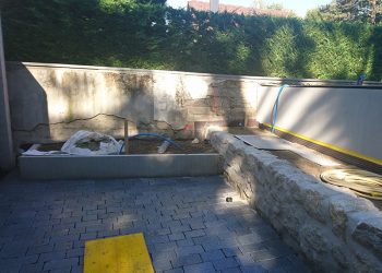 Soutènement en béton préfabriqué