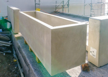 Soutènement paysager en béton préfabriqué à Perroy 19