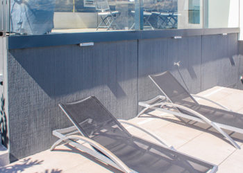 Soutènement paysager en béton préfabriqué à Perroy 9