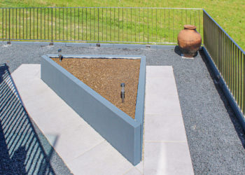 Soutènement paysager en béton préfabriqué à Perroy 10