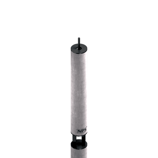 Poteau mixte NPS Style beton centrifuge apparent