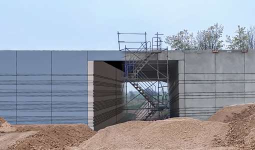 franchissements et galeries beton prefabrique