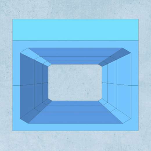 Canalisation de cours d'eau en béton préfabriqué
